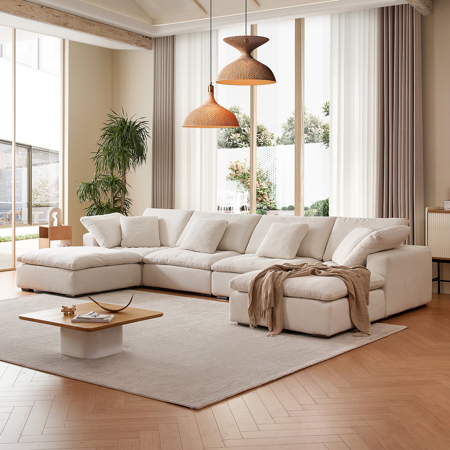 Malibu Cloud U Sectional