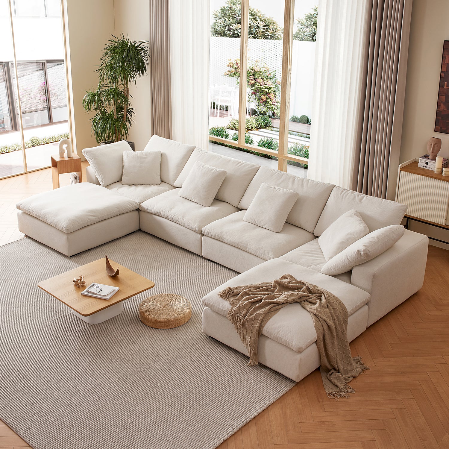 Malibu Cloud U Sectional