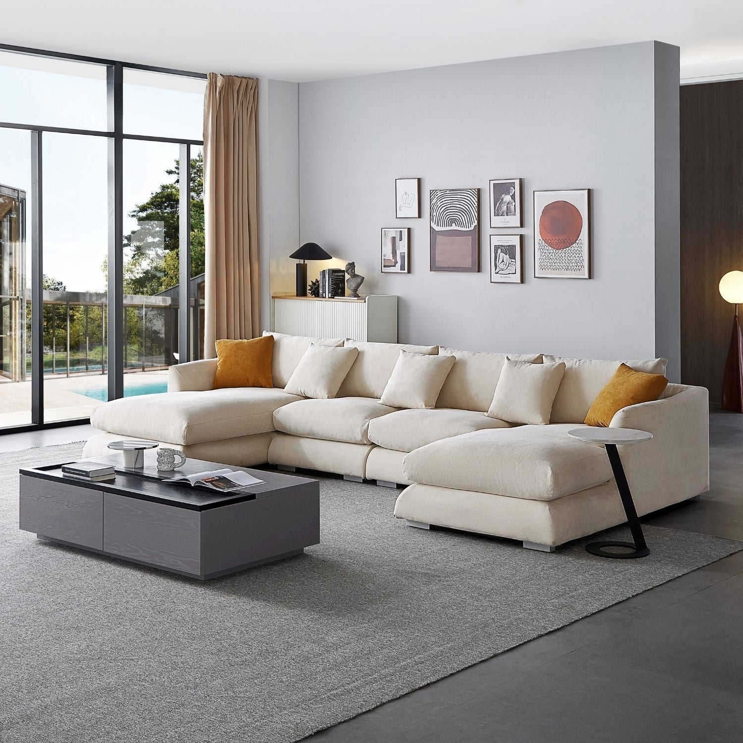 Feathers U-Sectional - Valyou
