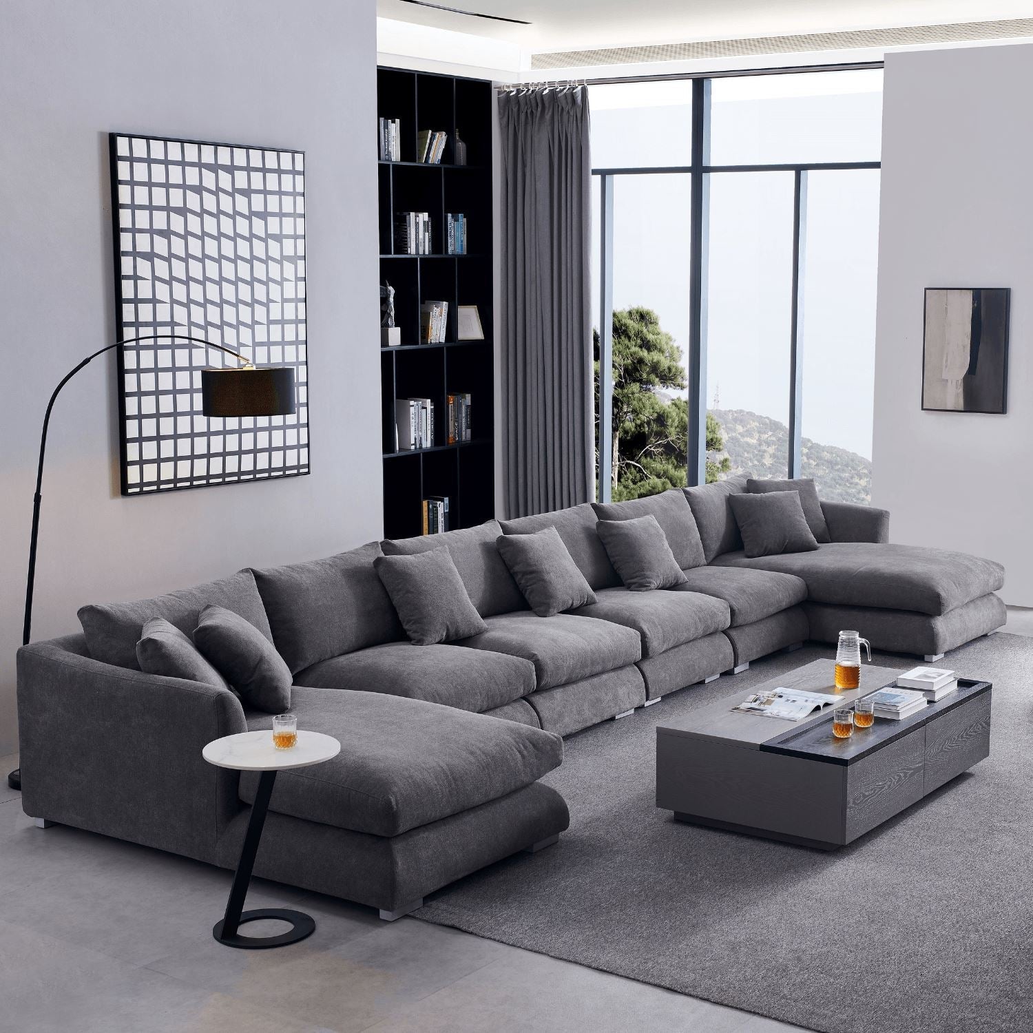 Feathers U-Sectional, sectional, Mario Capasa | Valyou Furniture