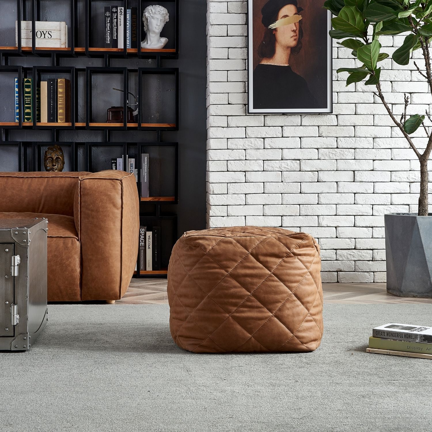 Maroc Pouf Ottoman Chair Foundry
