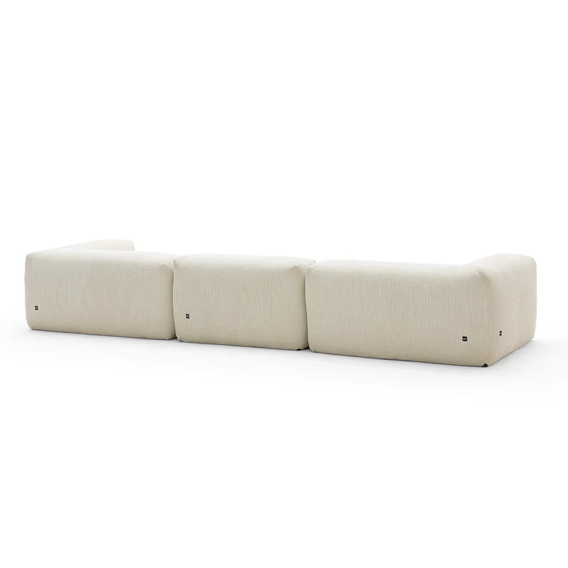 Mellow Closed Sectional 3-Seater