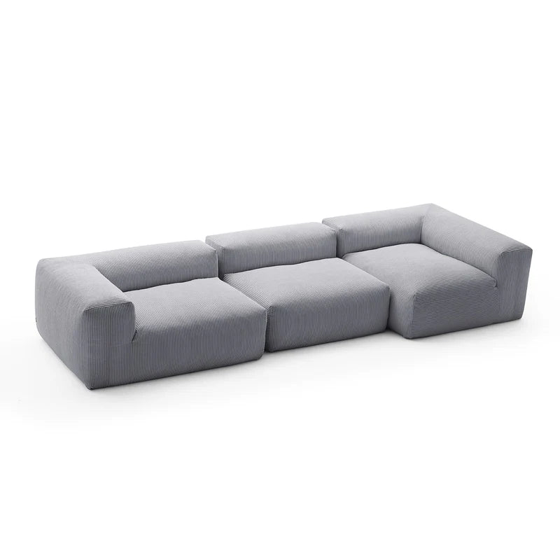 Mellow Closed Sectional 3-Seater