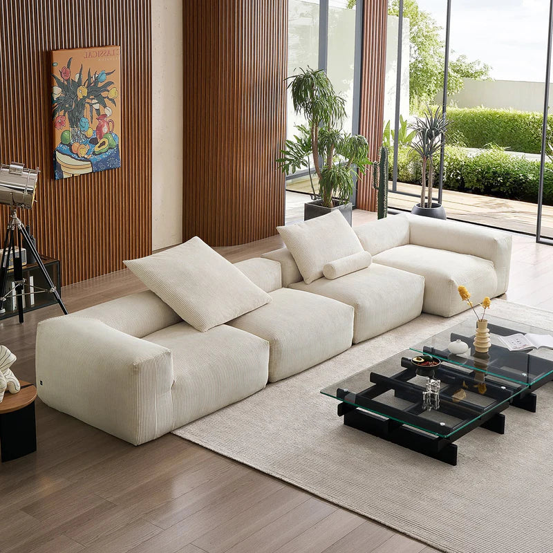 Mellow Closed Sectional with 1 Deep Corner