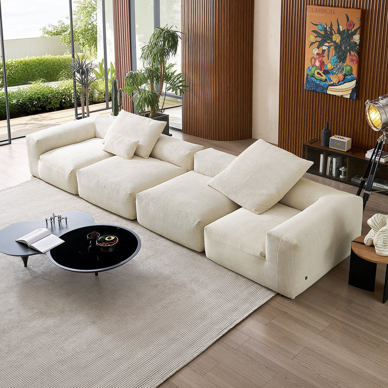 Mellow 4-Seater Sectional Couch