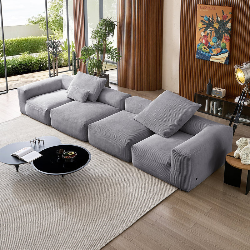 Mellow 4-Seater Sectional Couch