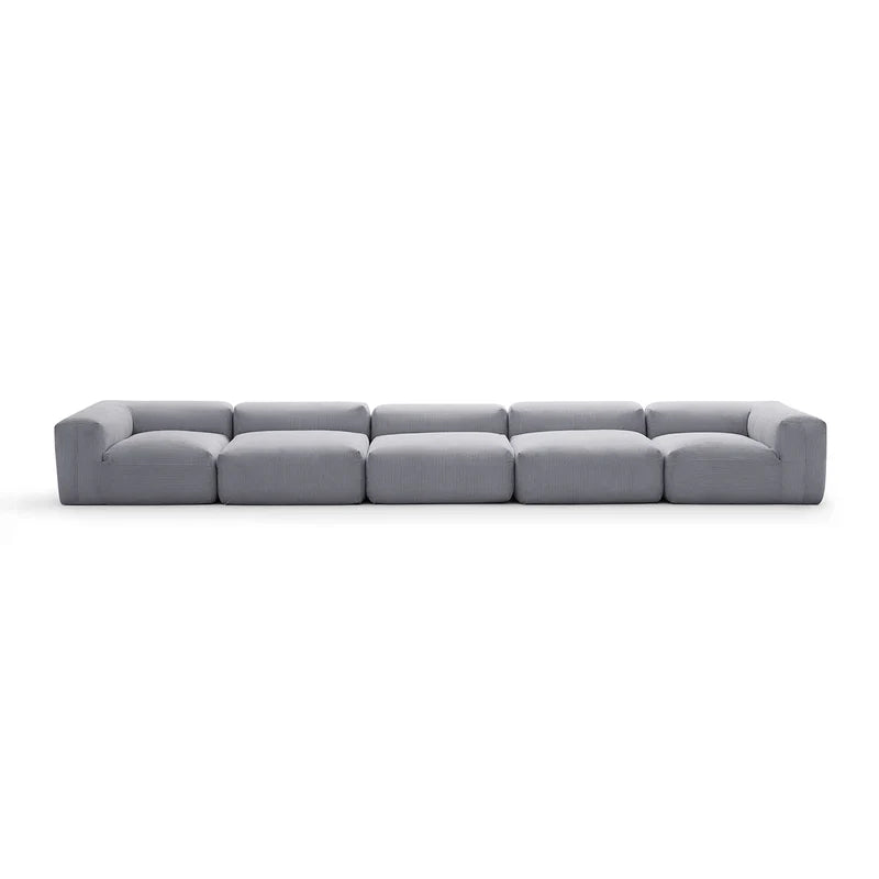 Mellow Corduroy 5-Seater Washable Sectional Couch