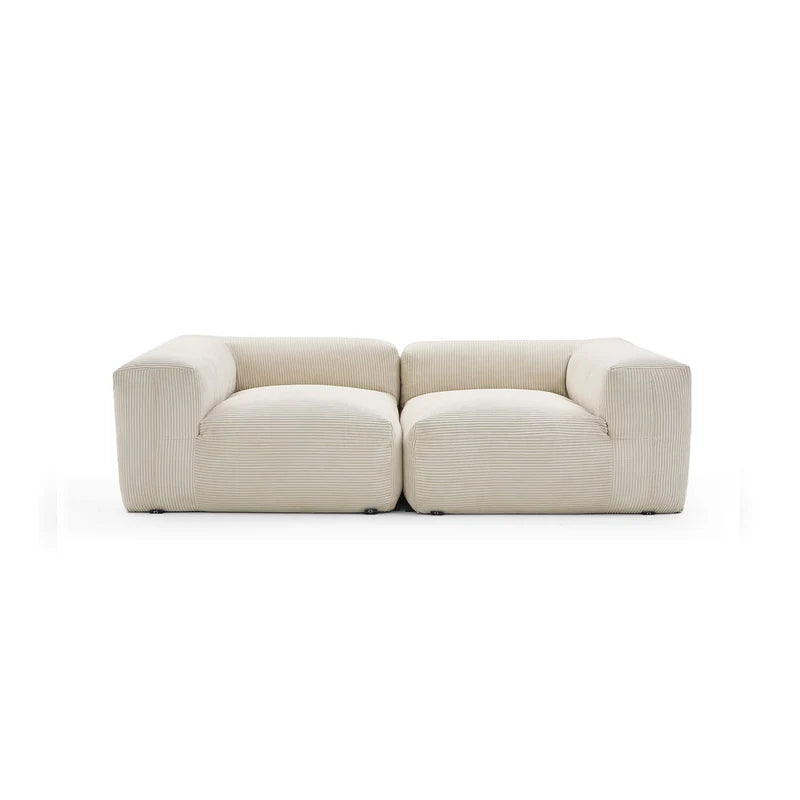 Mellow Armrest Loveseat Sectional Couch