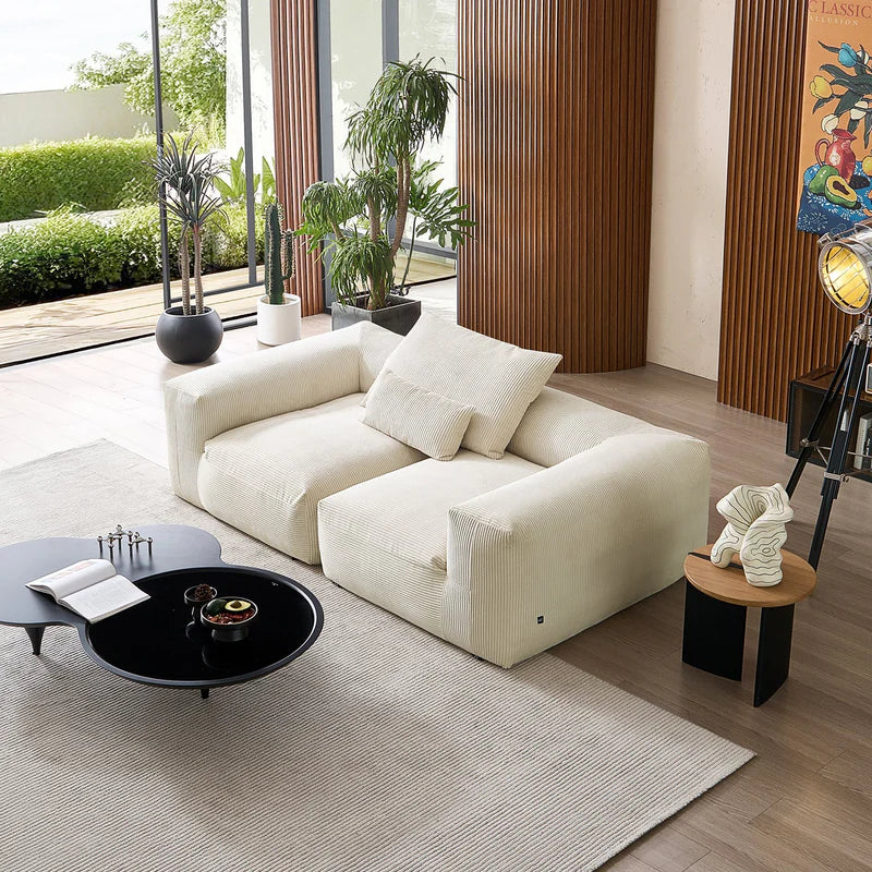 Mellow Armrest Loveseat Sectional Couch