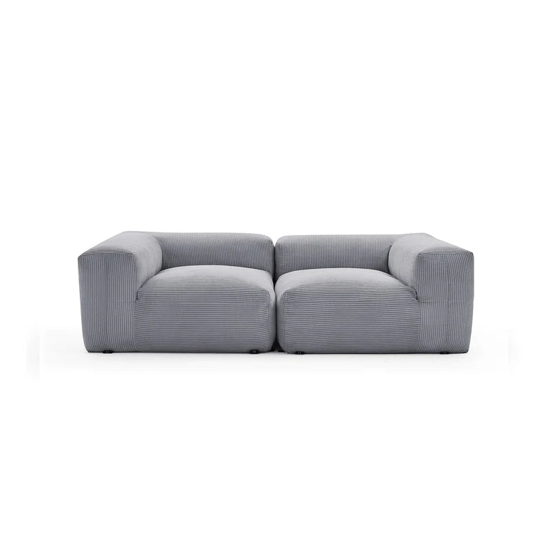 Mellow Armrest Loveseat Sectional Couch