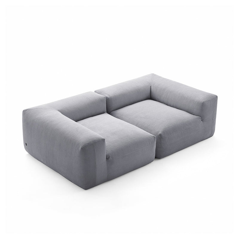 Mellow Armrest Loveseat Sectional Couch