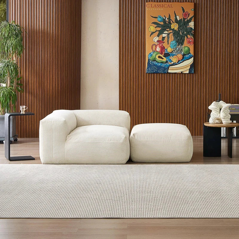 Mellow 1 Corner Seat with 1 Ottoman