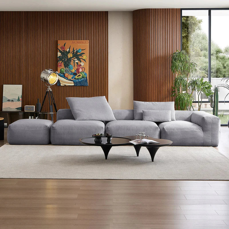 Mellow Sectional Open Couch 4-Seater