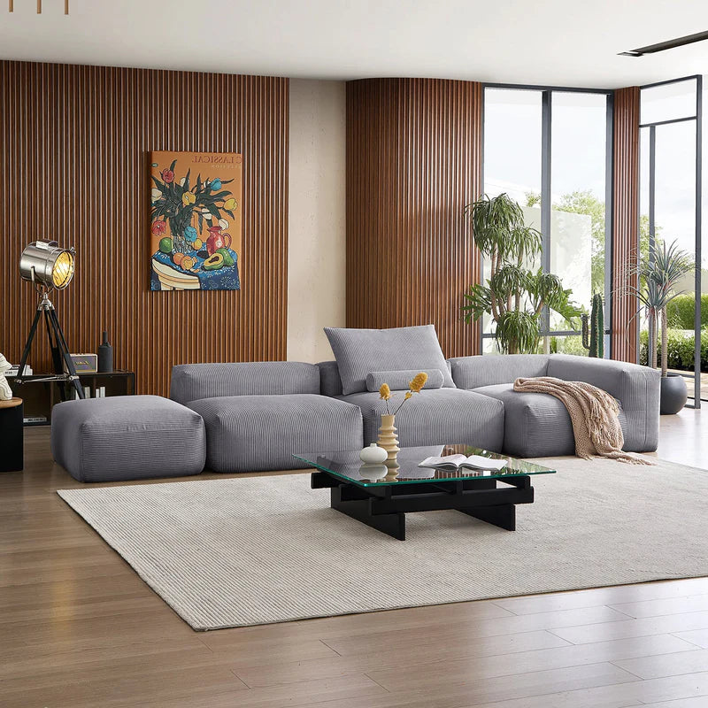 Mellow Sectional Open Couch 4-Seater