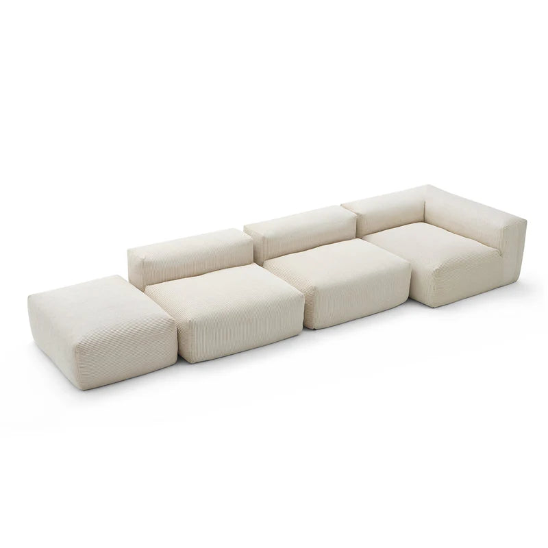 Mellow Sectional Open Couch 4-Seater