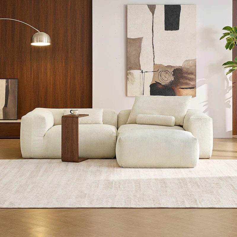 Mellow Loveseat Sectional with Ottoman