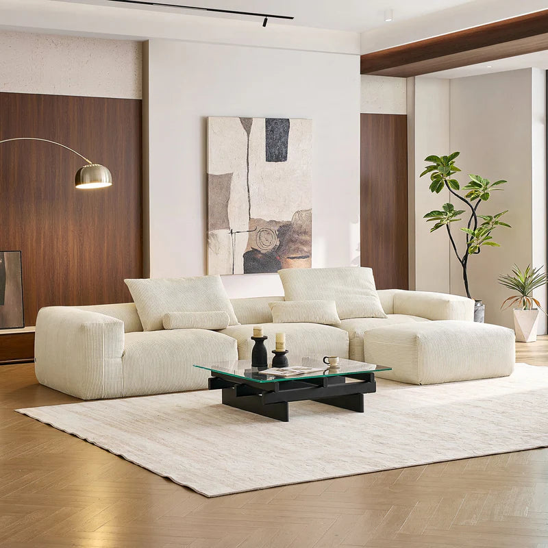 Mellow 3-Seater L-Shaped Sectional Couch