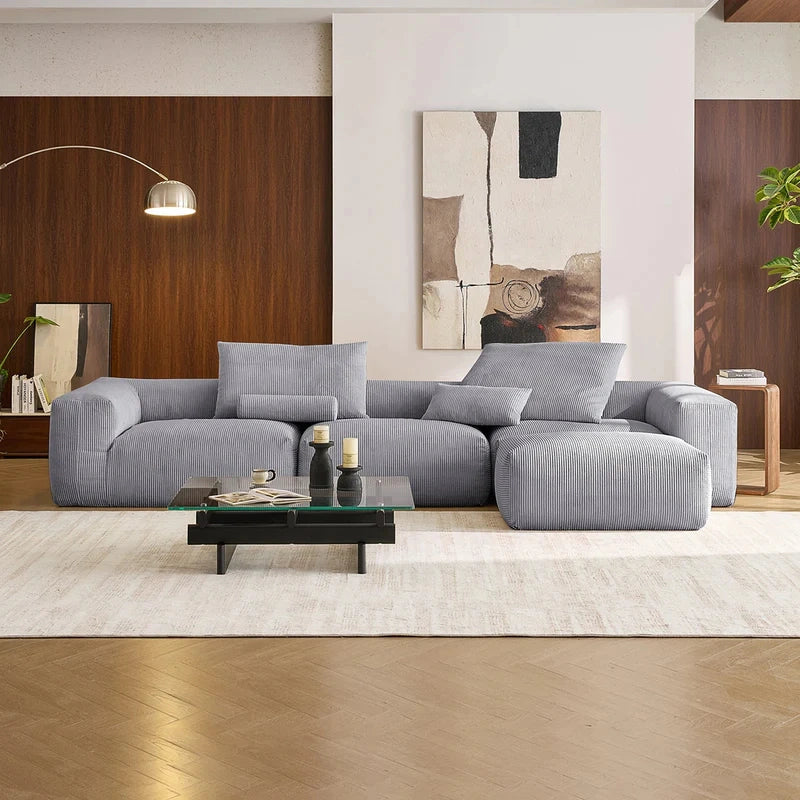 Mellow 3-Seater L-Shaped Sectional Couch