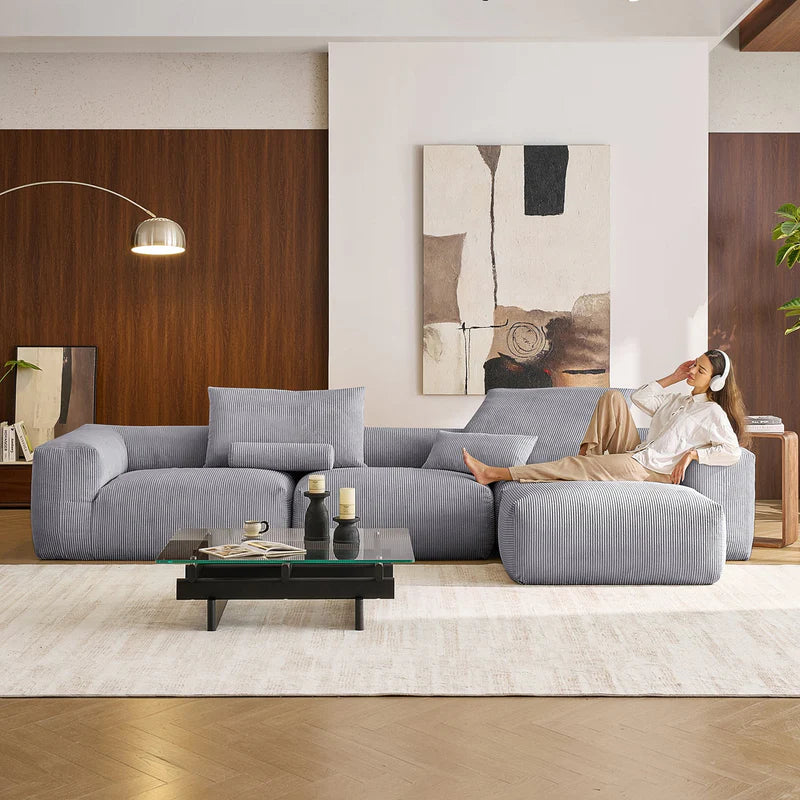 Mellow 3-Seater L-Shaped Sectional Couch