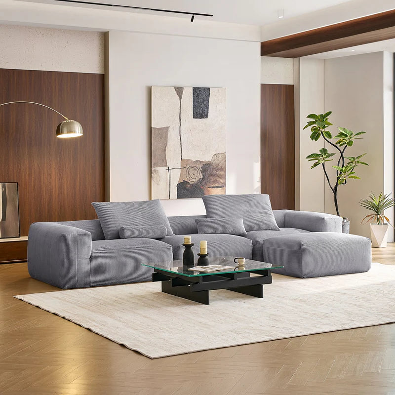 Mellow 3-Seater L-Shaped Sectional Couch
