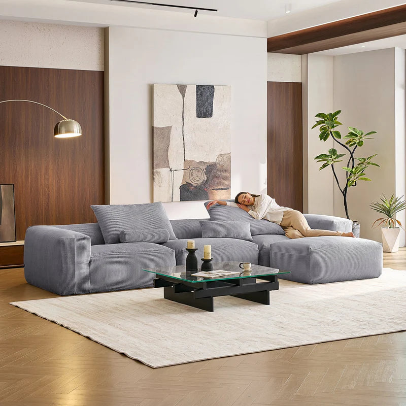 Mellow 3-Seater L-Shaped Sectional Couch