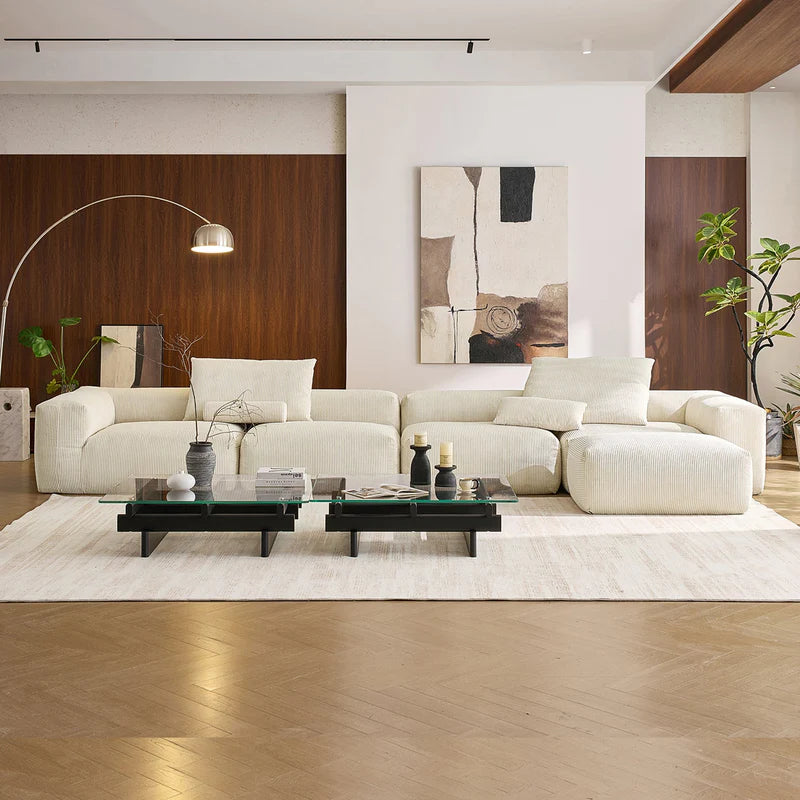 Mellow 4-Seater L-Shaped Sectional Couch