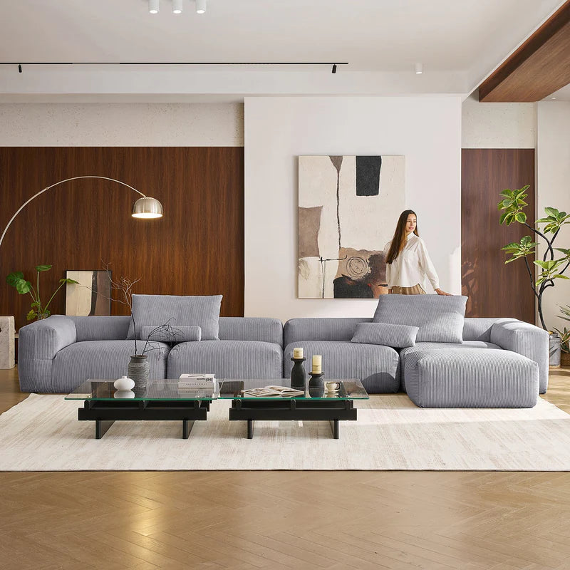 Mellow 4-Seater L-Shaped Sectional Couch