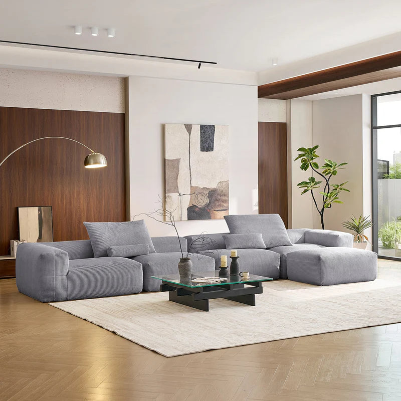 Mellow 4-Seater L-Shaped Sectional Couch