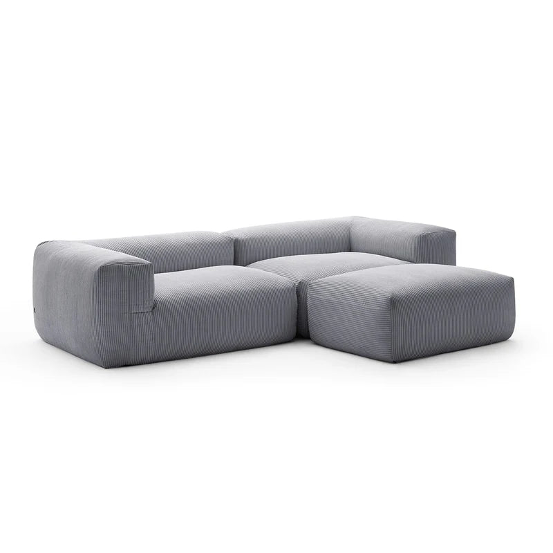 Mellow Loveseat Sectional with Ottoman