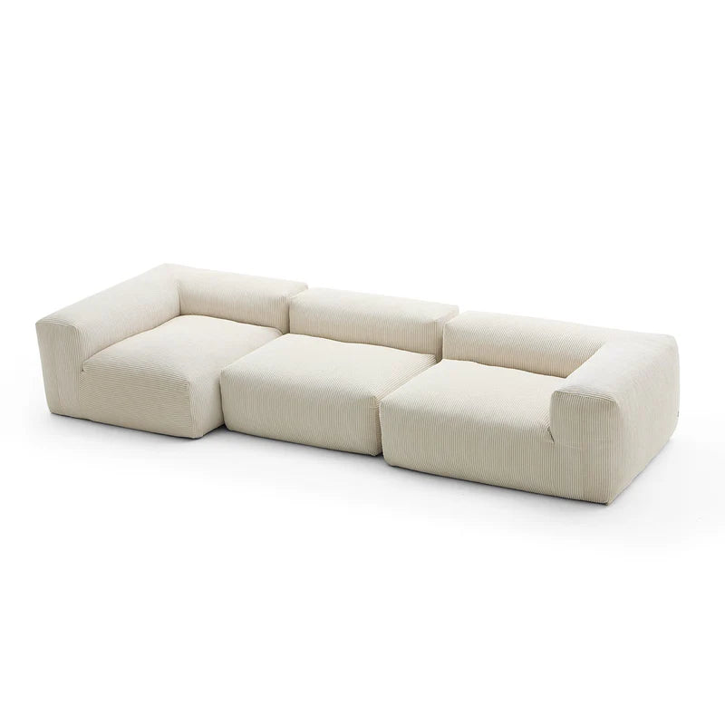 Mellow Closed Sectional 3-Seater