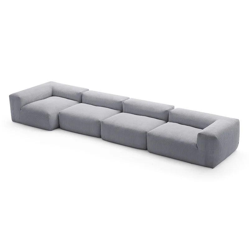 Mellow Closed Sectional with 1 Deep Corner