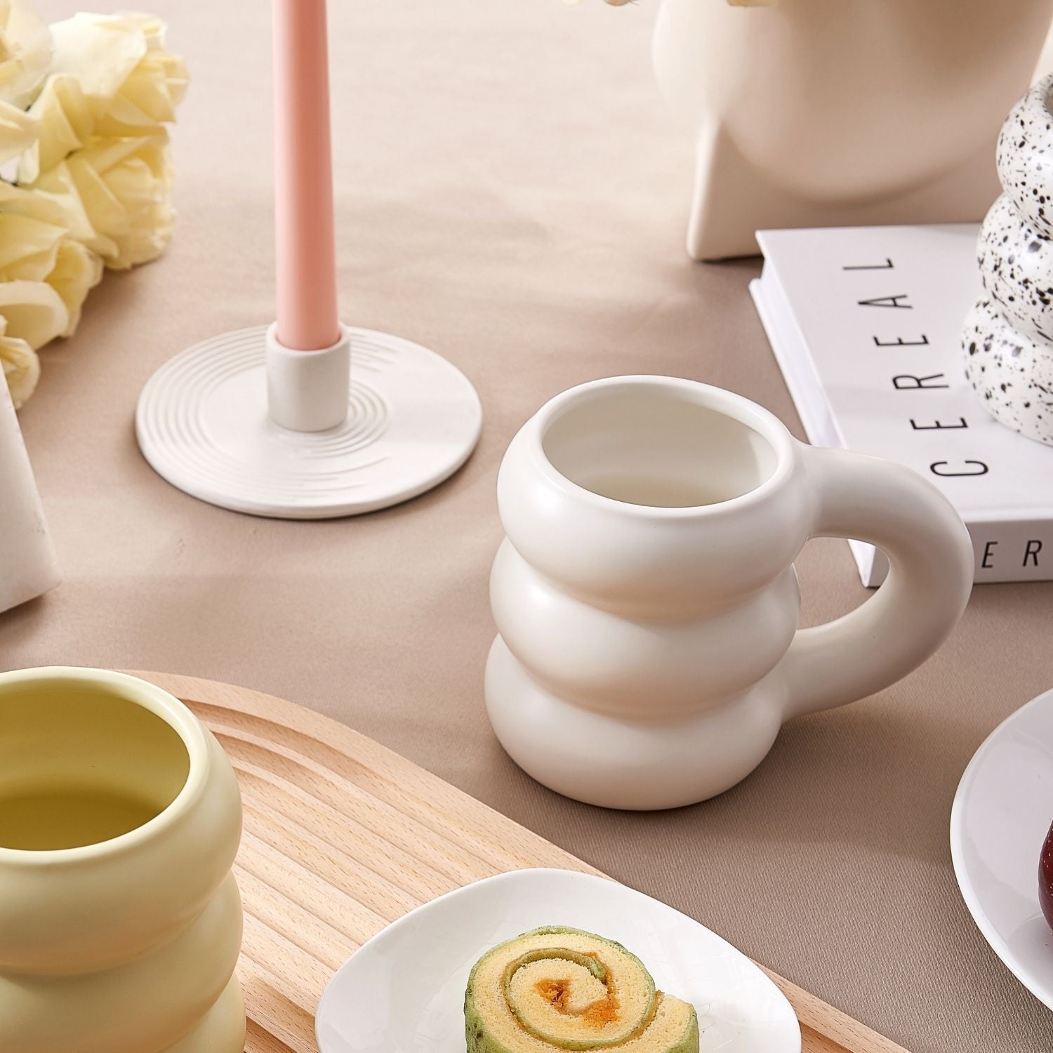 Milloze Mug Accessory Valyōu Furniture White