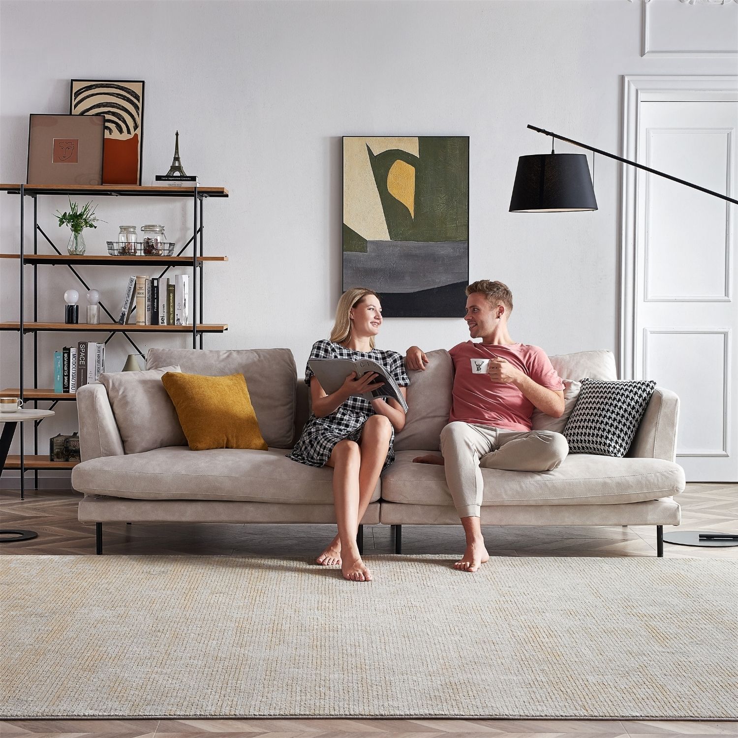 Apollo Sofa Sofa Mario Capasa 4 seat Beige