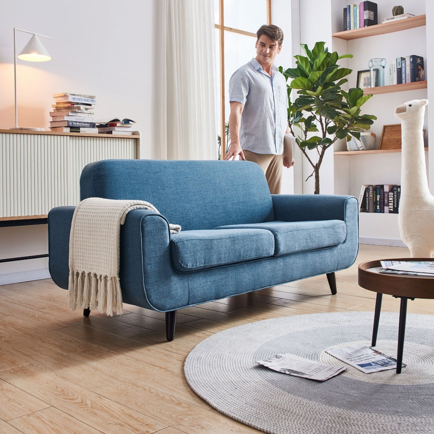 Valoren Loveseat Sofa Valyou Furniture