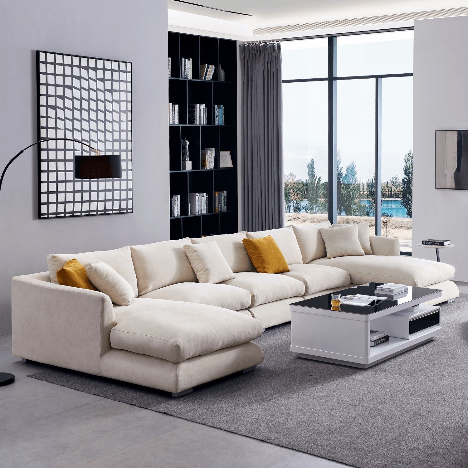 Feathers U-Sectional, sectional, Mario Capasa | Valyou Furniture