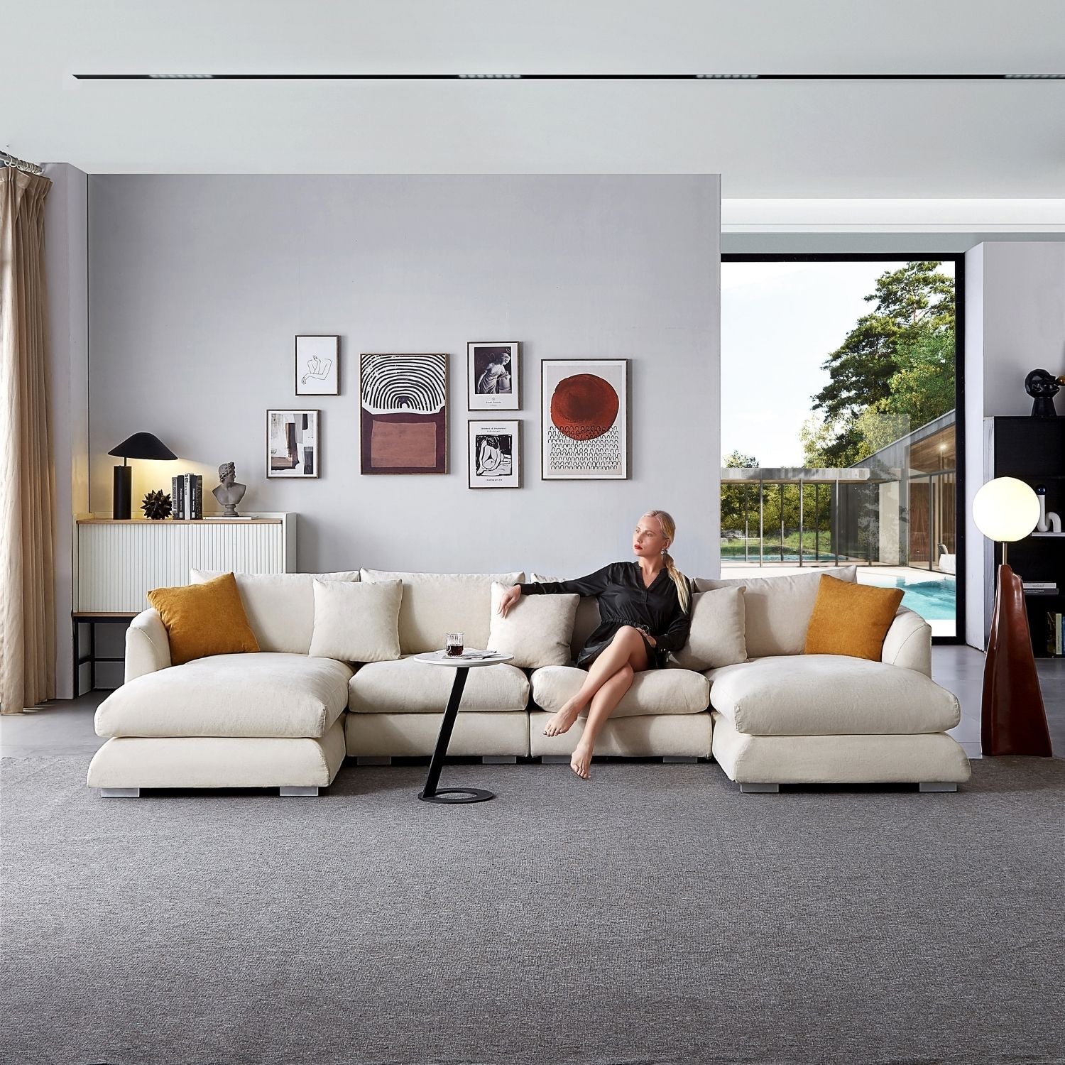 Feathers U-Sectional - Valyou