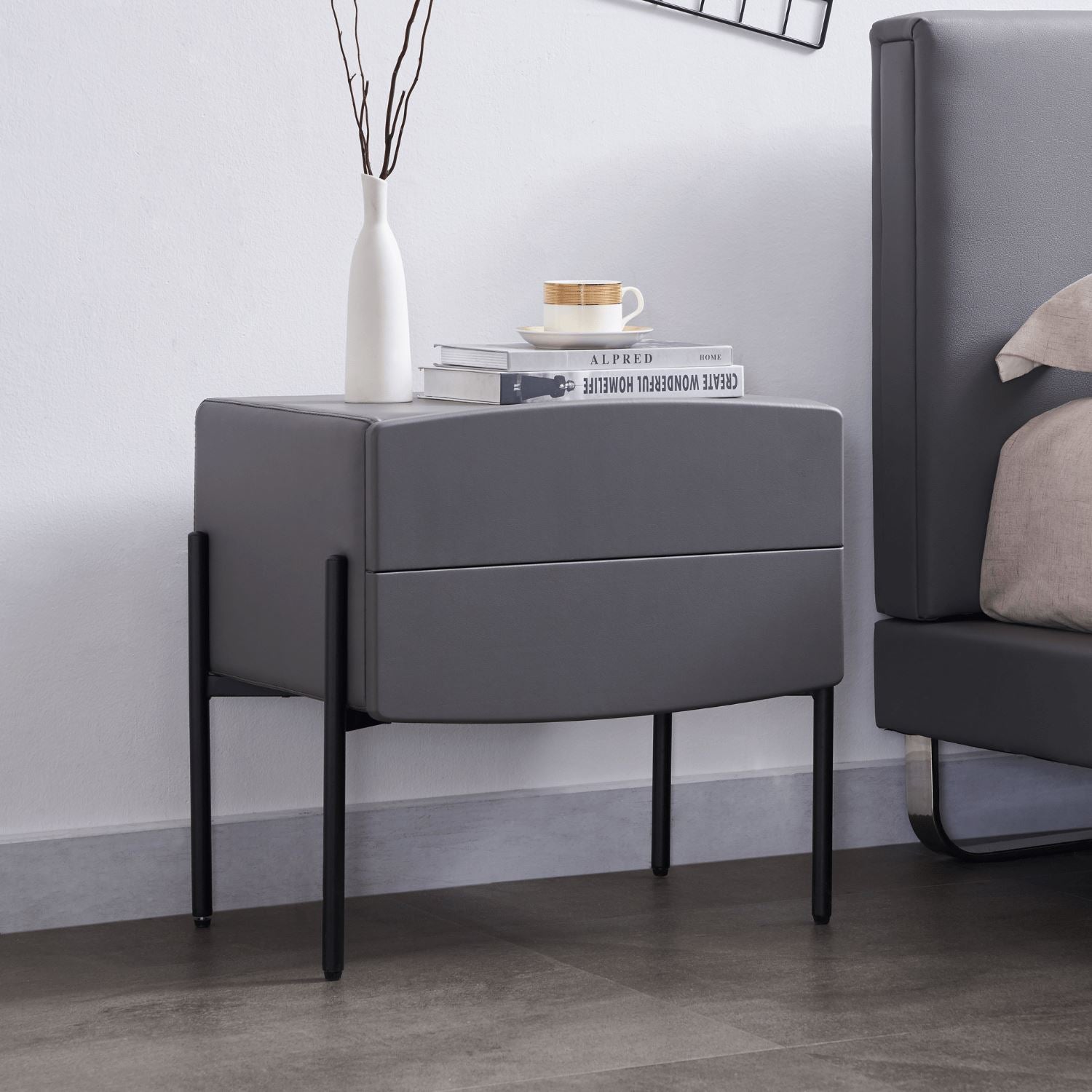 Luigi Nightstand - Set of 2 - Valyou