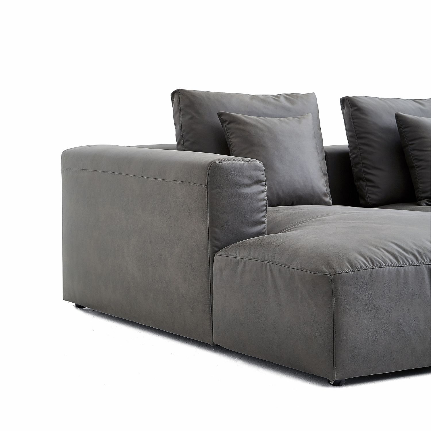 The 5th Closed Sectional - 115 inch Facing Left Grey【Christmas Special】