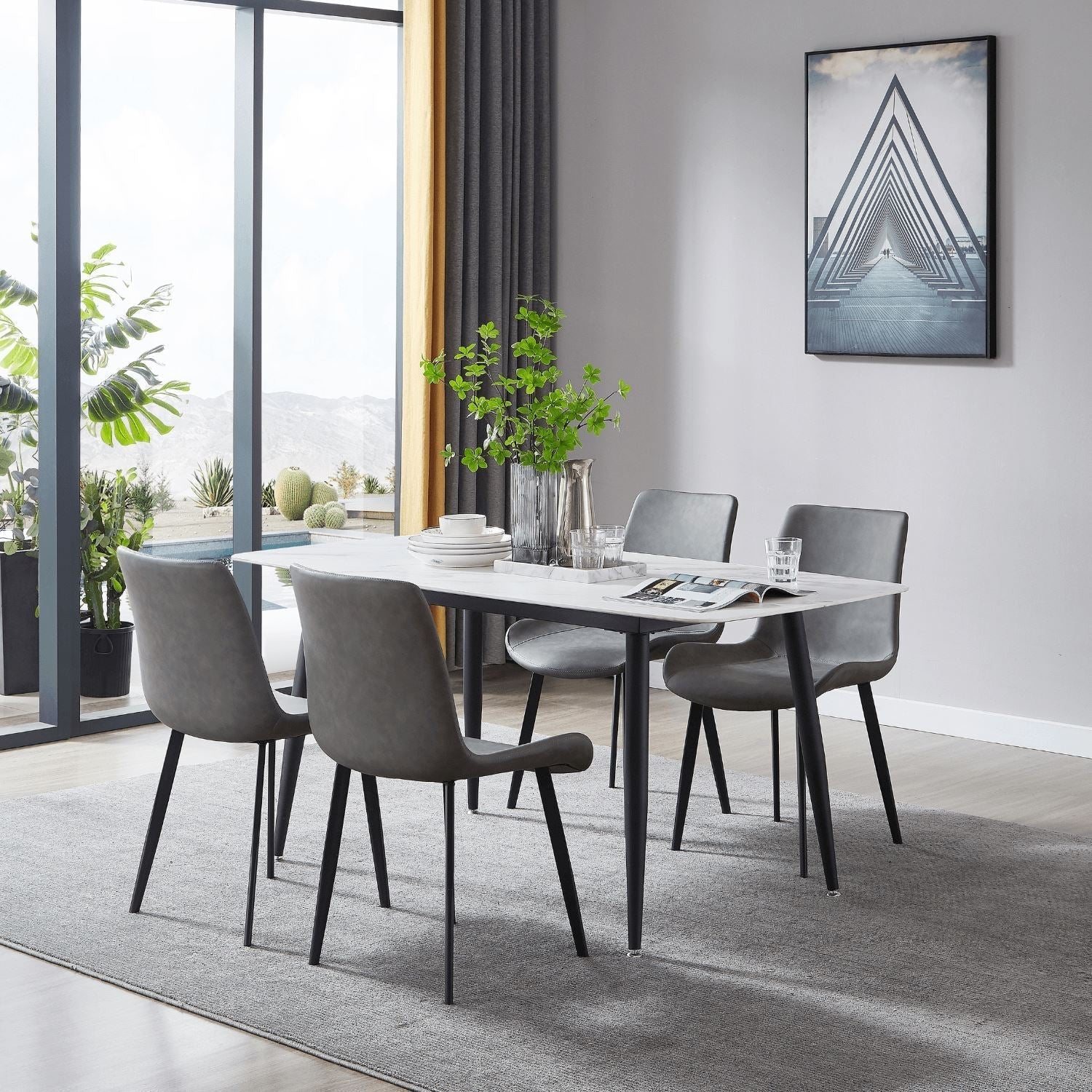 Loox Ceramic Dining Table - Valyou
