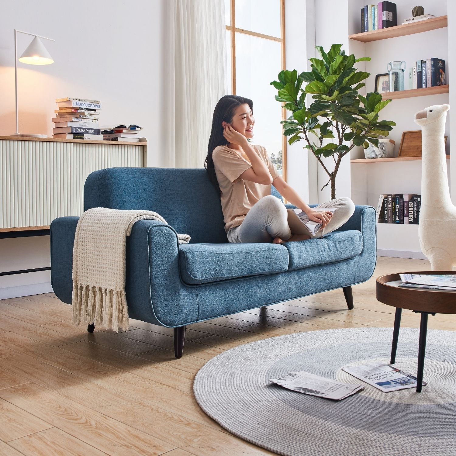 Valoren Loveseat Sofa Valyou Furniture