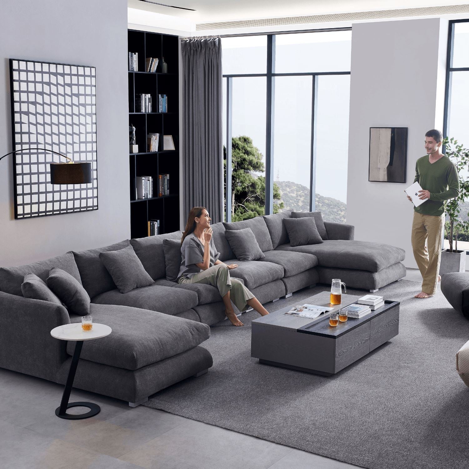 Feathers U-Sectional - Valyou