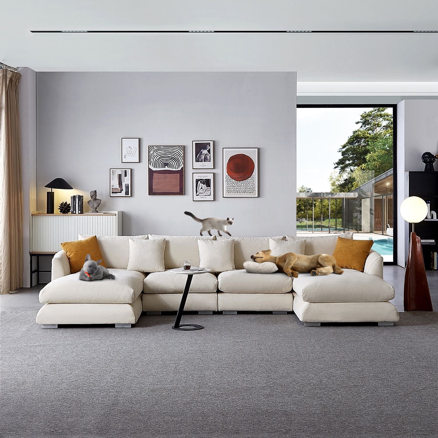 Feathers U-Sectional - Valyou