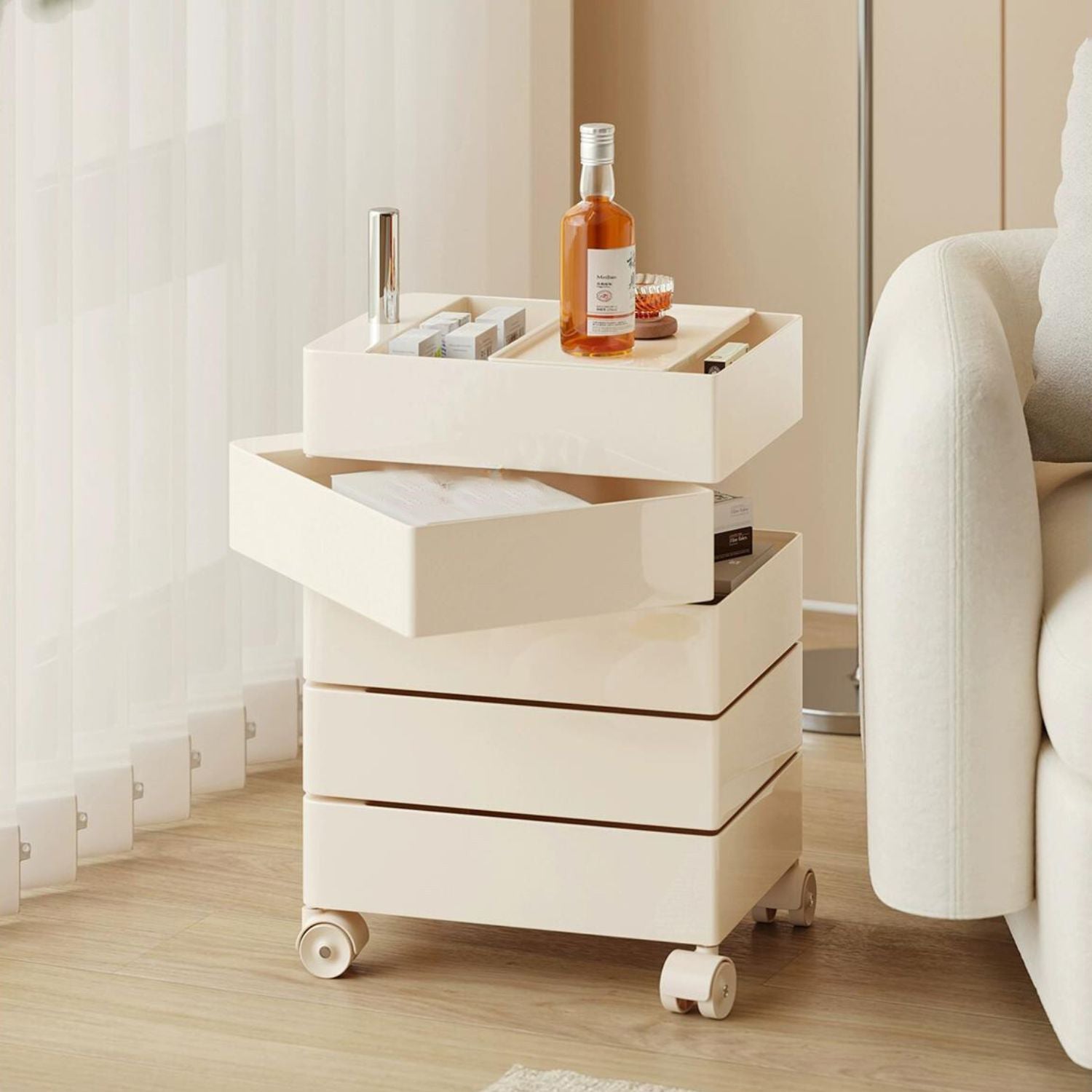 Dakota Rotating Cabinet, Cabinets & Storage, Valyōu Furniture | Valyou Furniture