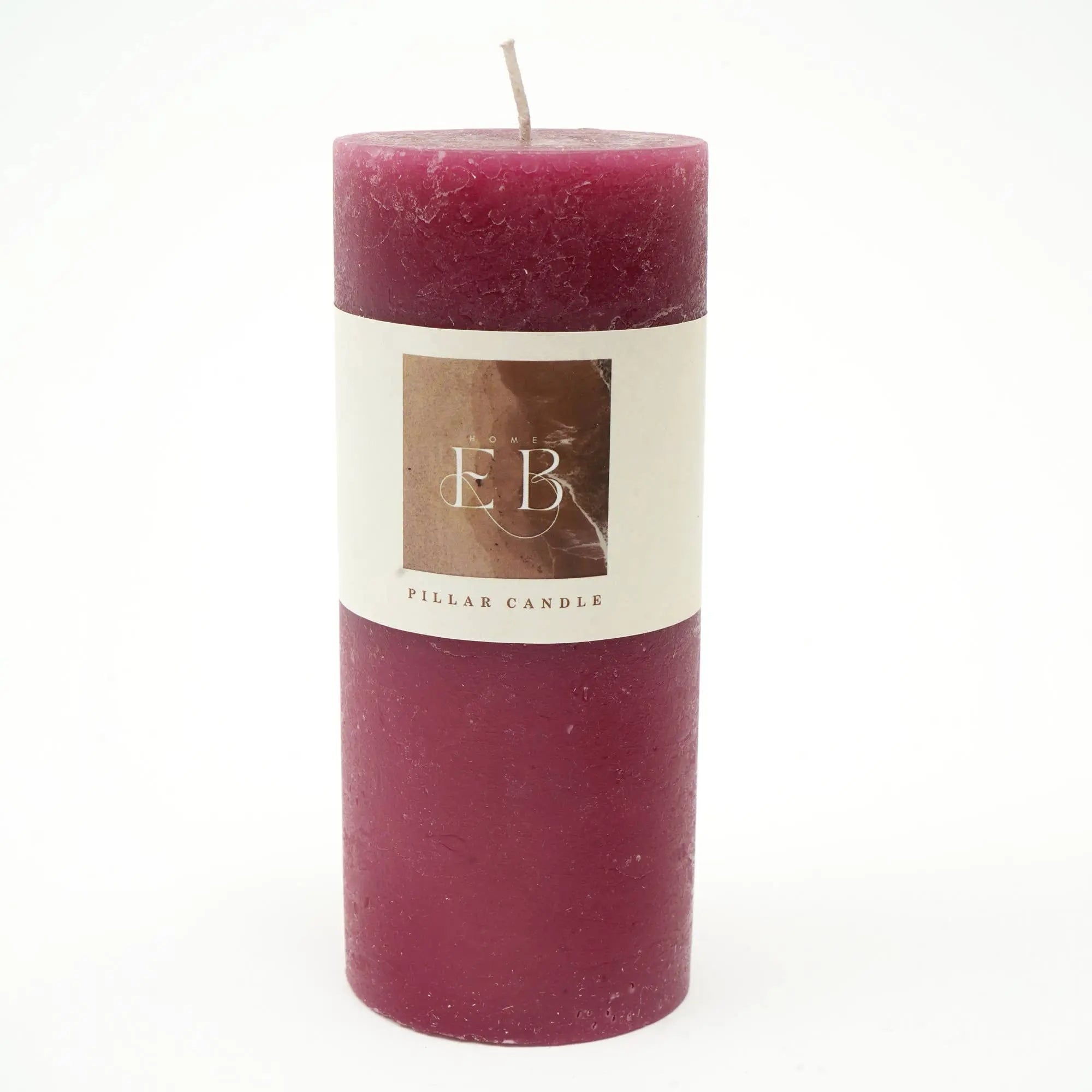 Rustic Pillar Candle