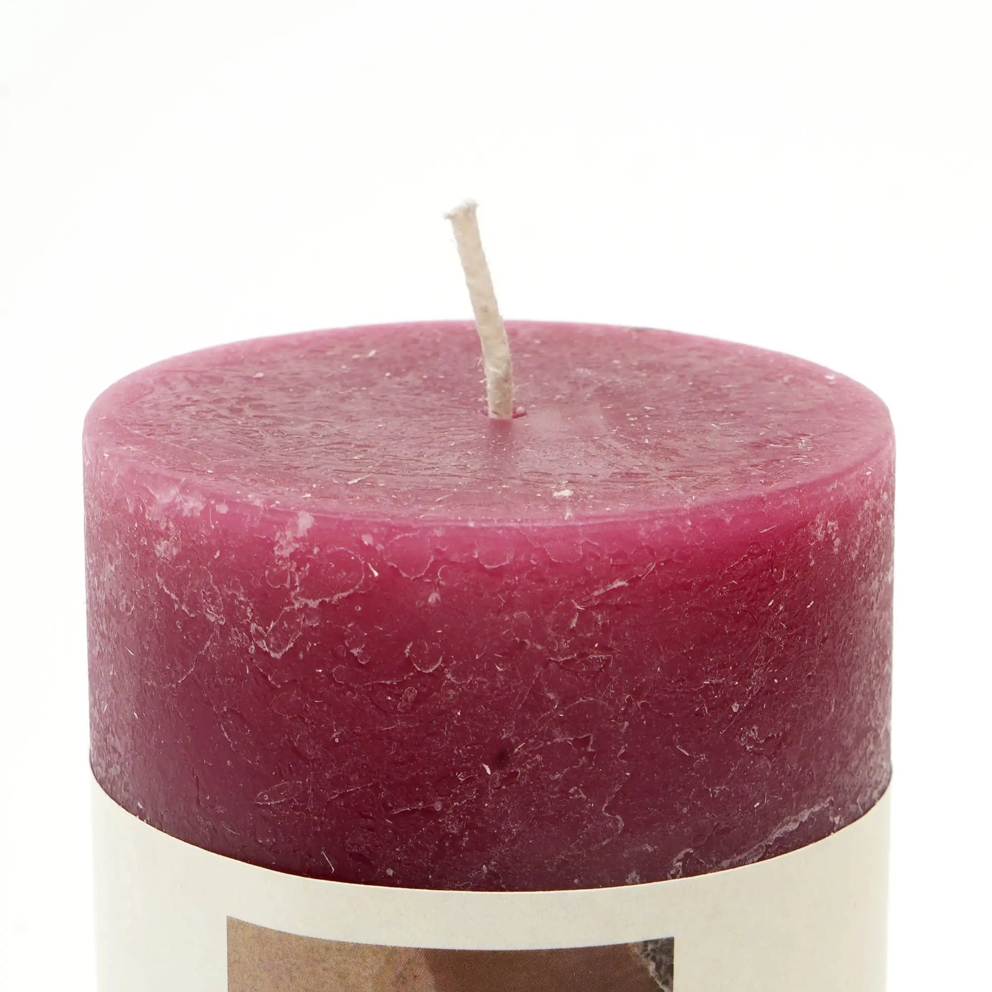 Rustic Pillar Candle