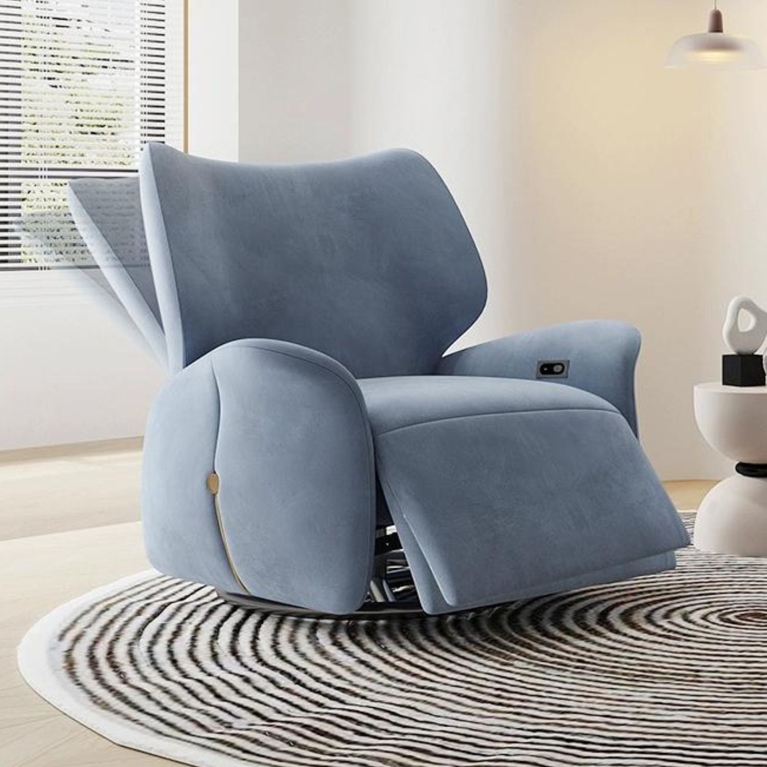Sleek Recliner Chair, , Valyōu Furniture | Valyou Furniture 