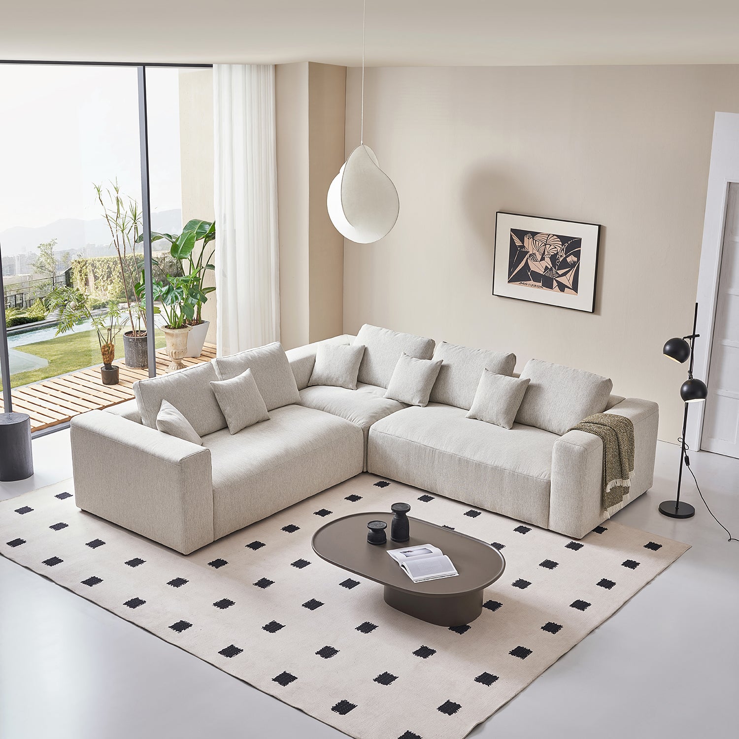 The 5th Closed L Sectional, sectional, Foundry | Valyou Furniture