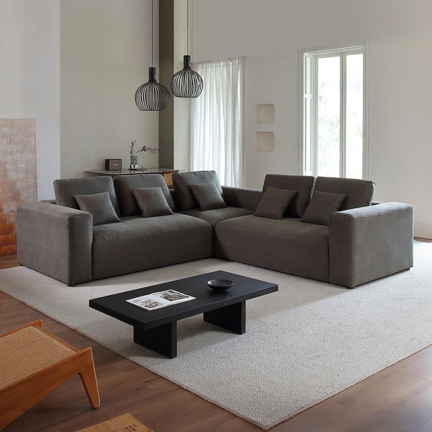 The 5th Closed L Sectional, sectional, Foundry | Valyou Furniture 