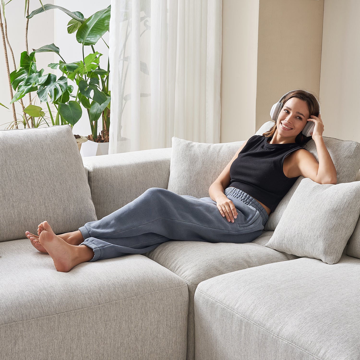 The 5th Closed L Sectional, sectional, Foundry | Valyou Furniture