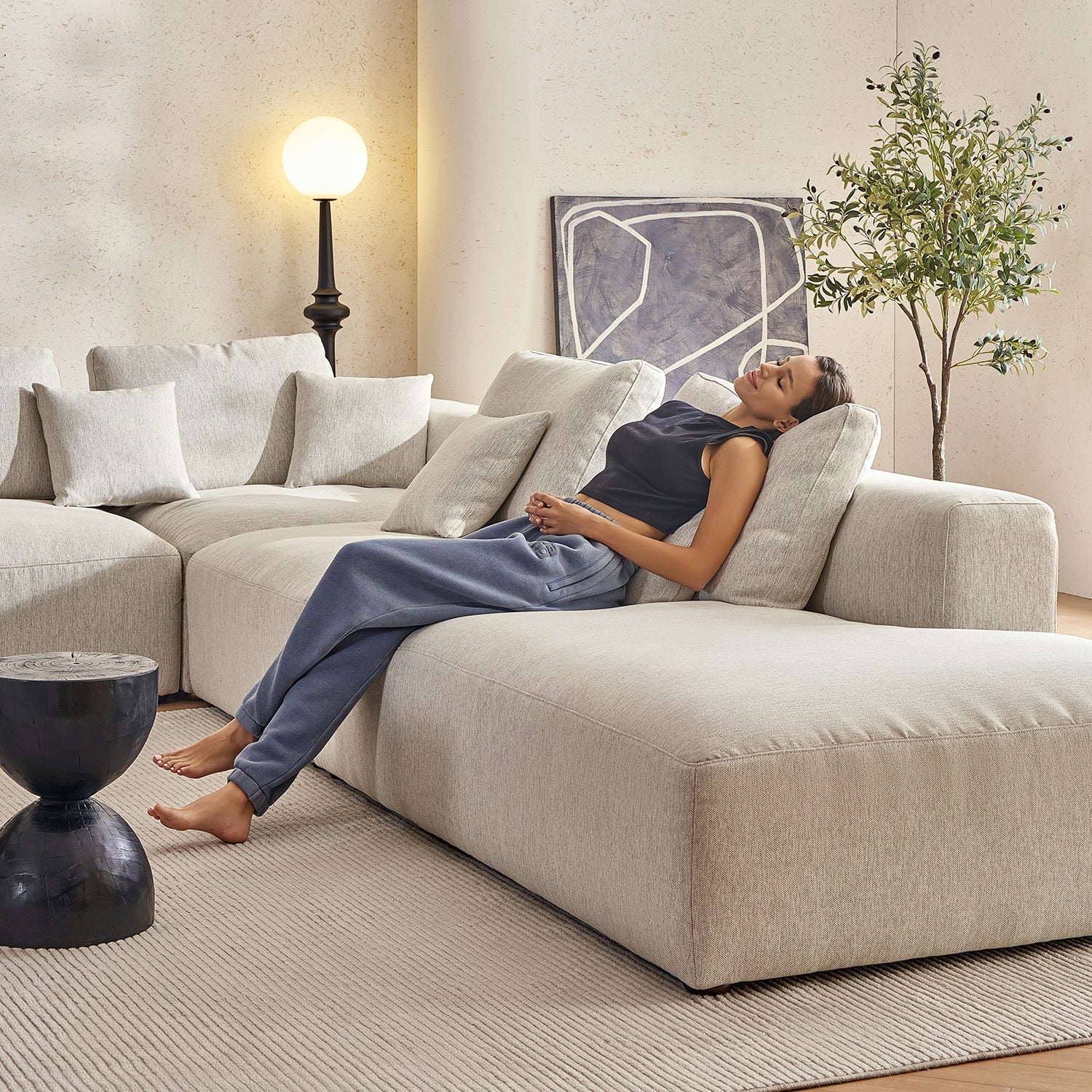 The 5th Open L Sectional, sectional, Foundry | Valyou Furniture